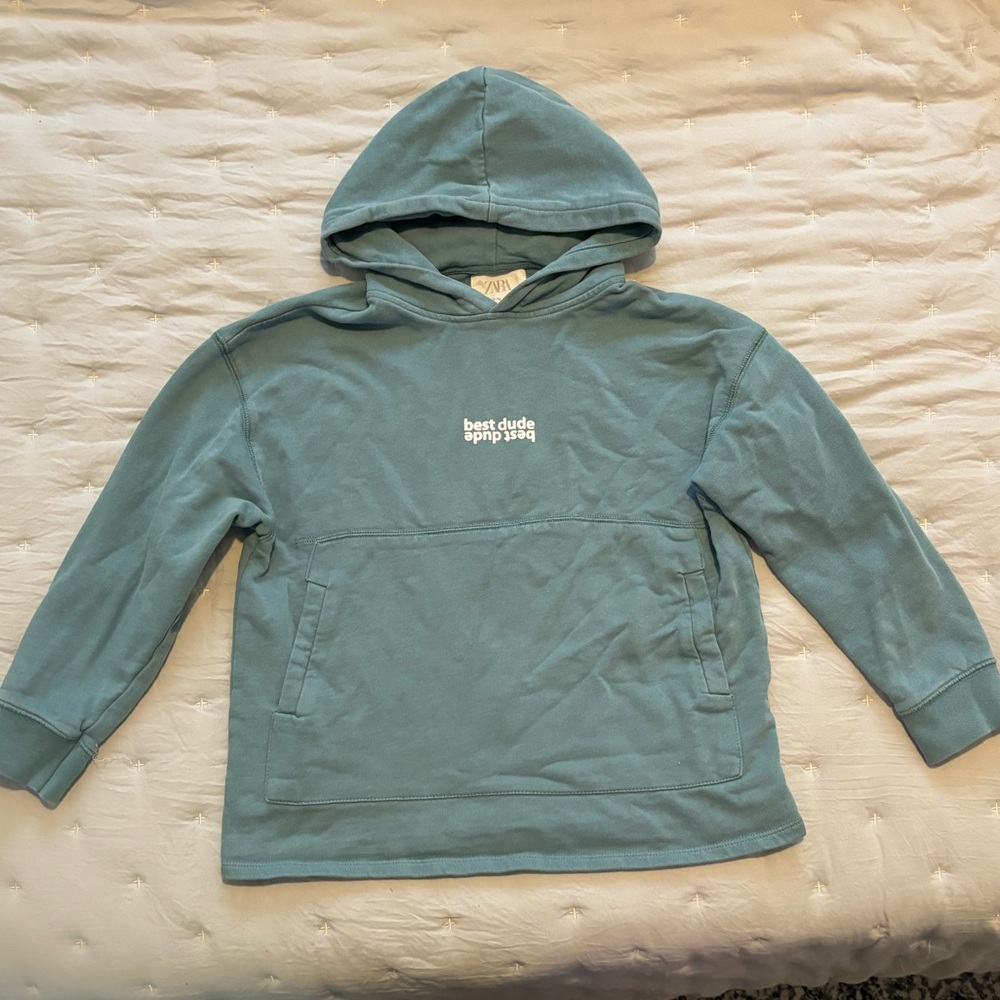 Kids Blue Hoodie by Zara